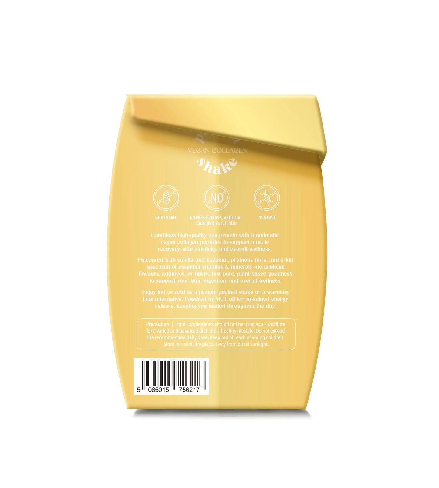 Elev8ng Vegan Collagen Protein Shake - Vanilla / Hazelnut Goldman Labs